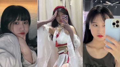 清纯女大学生宿舍自慰 白丝美腿Cos二次元 制服诱惑道具高潮 粉嫩小水淫水直流！